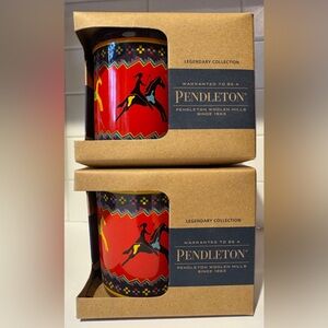NEW Bundle of 2 Pendleton “In Their Element” Legendary collection mugs 18 ozs
